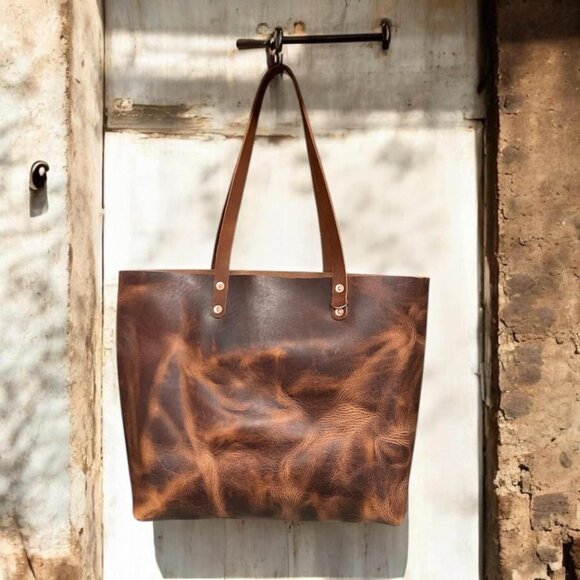 3 piece cattle branded tote set - Picture 3 of 16